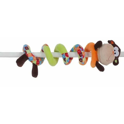 Immagine prodotto di Peluche spirale 55 cm scimmia colorata