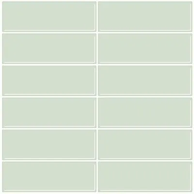 Produktbild von Selbstklebende 3D-Tiles, Küchen- und Badezimmer-Wandverkleidung, Selbstklebendes Film, Wandstickers für Küche und Bad, Vollgrün (30,5 x 30,5 cm), Selbstklebend, Küchen- und Badezimmer-Design
