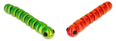 Immagine prodotto di Giocattolo antistress HGL stampato in 3D a forma di mela e bruco – Giocattolo sensoriale articolato (1 colore)