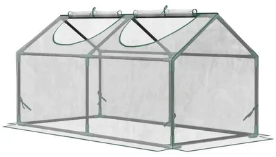 Obrázek produktu pro Mini skleník pro zahradu a balkon | Barva: Průhledná | Rozměry: 120 x 60 x 60 cm