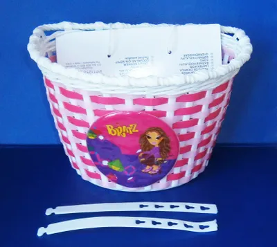 Produktbild von FAHRRADKORB für Kinder Lenkerkorb Lenkradkorb Fahrrad Lenkrad Korb 35(Pink)