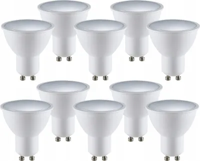 Zdjęcie produktu dla SET 10x FARI LED GU10 10W 4000K neutralny NW 1000lm 120st