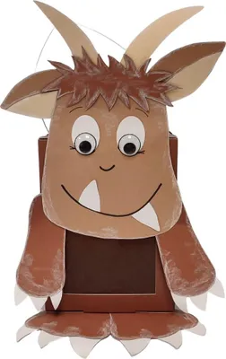 Produktbild von Laternen Bastelset Knuffeltier von Prell, 4 Stück