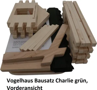 Produktbild von Vogelhaus Bausatz Charlie grün