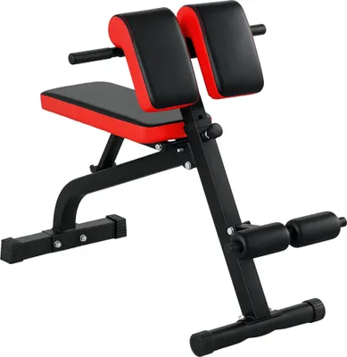 Produktbild von SPORTNOW Hantelbank, vielseitige Fitnessbank, verstellbar, klappbares Design, für Bizeps-Curls, Langhantel, Stahl, bis 120 kg, 103 x 65 x 67-98 cm