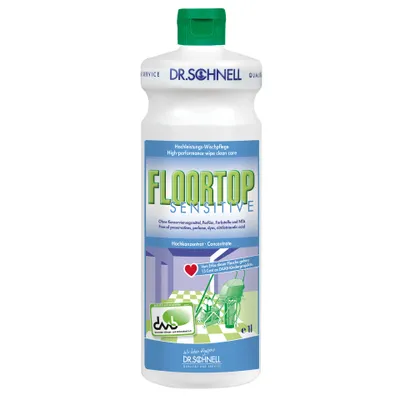 Produktbild von Dr. Schnell Floortop Sensitive, Hochleistungs-Bodenreiniger, duftfrei |