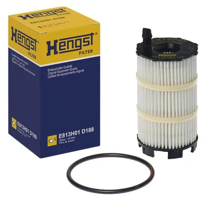 Imagen del producto de Filtros de aceite Hengst para Audi A4, A5, A6, A8, Q7, R8 y VW Touareg