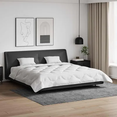 Produktbild von "Schlussverkauf" Bettdecke mit Kissen 3 Stück - Winter-Duvet-Set - Weiß Mikrofaser  C6083