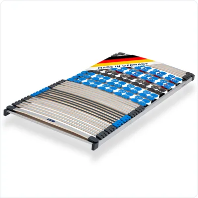 A slatted bed base with adjustable zones.