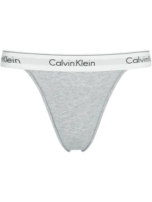 Produktbild von Calvin Klein dames high leg tanga (1-pack), tanga slip, grijs