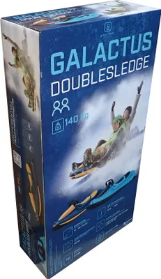 Image de Plastkon GALACTUS bob biplace dirigeable - orange lave
