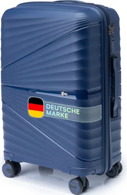 Produktbild von Xonic® Hartschalenkoffer L für 65L - Bruchsicherer Rollkoffer Polypropylen mit 360° Doppelrollen & TSA-Schloss - Reisekoffer Nightblue