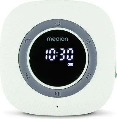 Image de Radio de Douche - MEDION - FM - Bluetooth - IPX6 - Ventouse de fixation - Vert