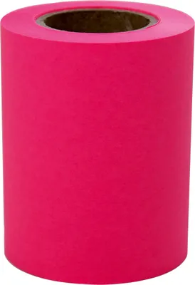 Image de RNK Verlag Rouleau de recharge de notes adhésives rose brillant 60 mm x 10 m