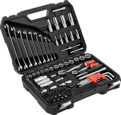Zdjęcie produktu dla Zestaw narzędzi 1/4" i 3/8", 92 elementy