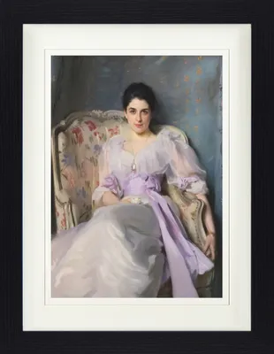 Produktbild von John Singer Sargent Gerahmtes Bild Mit Edlem Passepartout | Wand-Bilder | Im Bilderrahmen - Portrait Der Lady Agnew Of Lochnaw, 1892 (40 x 30 cm)