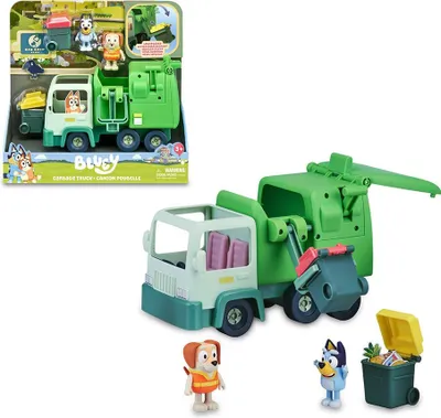 Produktbild von Bluey Müllwagenfigur Grün Grün One Size