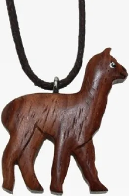 Produktbild von Cornelissen 1016262 Kette mit Holzanhänger Alpaka in braun