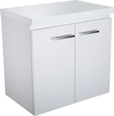 Obrázek produktu pro paplinskimoebel toaletní skříňka s umyvadlovou deskou 60 x 60 x 40 cm koupelnový nábytek set pro desku umyvadla bílý, koupelnový nábytek - koupelna wan