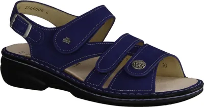 Produktbild von Finn Comfort Gomera, Damenschuhe, bequeme Sandale, Leder, Royal (Blau) - Damenschuhe Sandale bequem / lose Einlage, Blau, leder (nabuk)