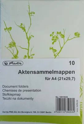 Produktbild von Herlitz Aktensammelmappen DIN A4 10 Stück Karton