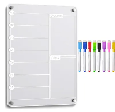 Image de Tableau blanc magnétique en acrylique pour réfrigérateur