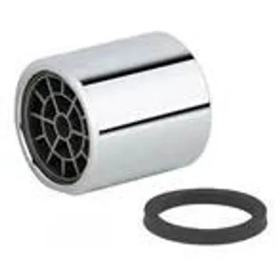 Immagine prodotto di Regolatore di flusso KWC, completo, con filettatura interna da 3/4", cromato, per rubinetteria KWC GASTRO, confezione da 1 pezzo.
