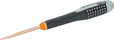 Produktbild von Bahco ERGO Schraubendreher aus Kupferberyllium für Schlitzschrauben, funkenfrei, 0,4 mm x 3 mm x 50 mm