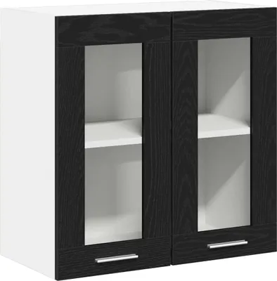 Produktbild von Hängeschrank Schwarz Eichen-Optik 60 x 31 x 60 cm Holzwerkstoff