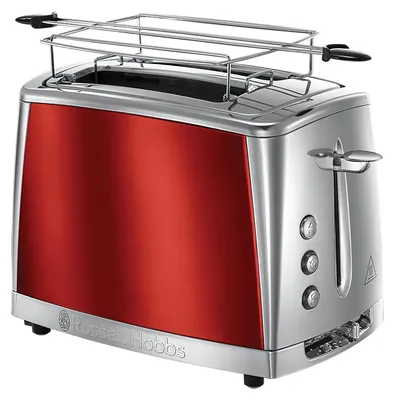 Immagine prodotto di RUSSELL HOBBS Tostapane 2 fette 1550 W 6 pezzi. Accessori. Accessorio per panini. gr-ed 23221-56 LUNA MOONLIGHT GREY