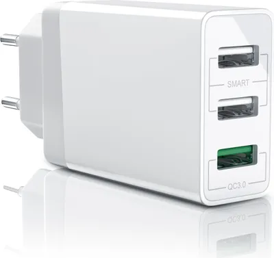 Obrázok produktu pre Aplic USB nabíjačka 3000 mA, 3-portový napájací zdroj, Quick Charge 3.0, 2x USB port + 1x QC 3.0 port