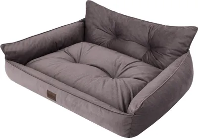 Zdjęcie produktu dla Legowisko dla psa Kanapa dla psa Pikowana poduszka dla psa Lózko Sofa Materac dla psa Lózko dla psa Kanapa dla psa Materac, Brown Fancy, XL - 82 x 63 cm