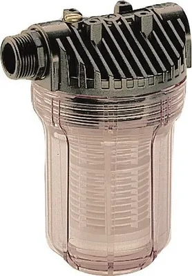 Produktbild von Gardena Pumpen-Vorfilter Wasserdurchfluss bis 3.000 l/h, Pitcher-Wasserfilter, Schwarz, Transparent