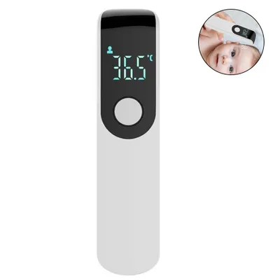 Produktbild von kontaktloses Infrarot Thermometer, Fieberthermometer, berührungsloses Stirnthermometer für Erwachsene, Kinder und BabysWhite