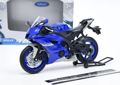 Produktbild von Yamaha YZF-R6 blau WELLY 1:12