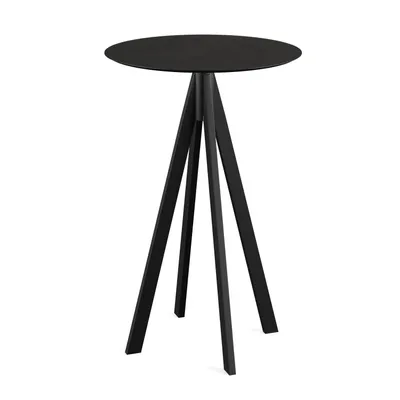 Produktbild von Infinity Stehtisch Schwarz frame +  Schwarz HPL Ø70 cm