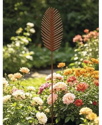 Produktbild von Dekostab Lafiora Blatt B Metall H 109 cm kupfer