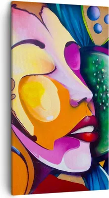 Produktbild von Bild auf Leinwand - Leinwandbild - Abstraktion modern - 45x80cm - Wand Bild - Wanddeko - Wandbilder - Leinwanddruck - Bilder - Kunstdruck - Wanddekoration - Leinwand bilder - Wandkunst - PA45x80-3521