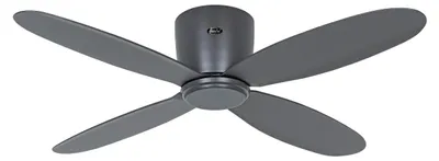 Zdjęcie produktu dla Energooszczędny wentylator sufitowy ze zdalnym sterowaniem Eco Plano II WiFi 112 cm bazaltowo-szary