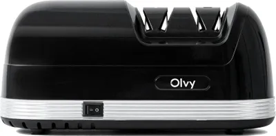 Zdjęcie produktu dla Olvy Elektryczna ostrzałka do noży PRO, profesjonalna diamentowa ostrzałka do noży, ostrzałka do nożyczek