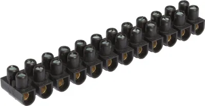 Produktbild von Haarspange 2 x 12 Nylbloc Schwarz 6 mm
