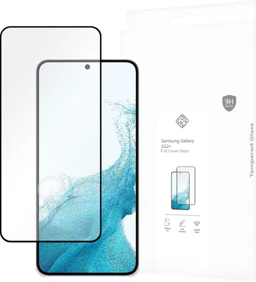 Produktbild von Schutzfolie Samsung Galaxy S22+ - Panzerglas - Cazy - Schwarz