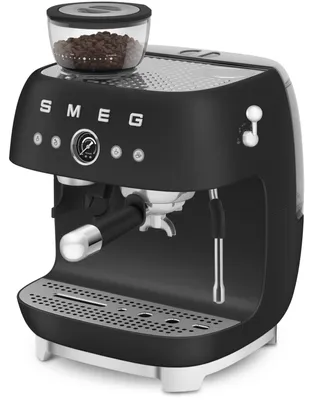 Produktbild von SMEG EGF03BLMEU Siebträgermaschine schwarz matt