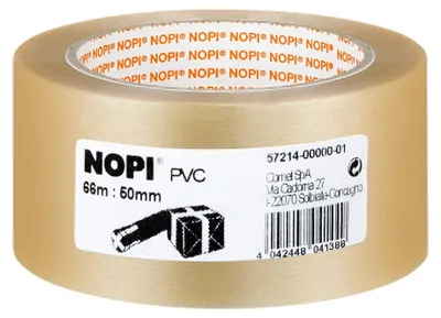 Imagen del producto de Nopi 57214-00000-01 Verpackungsklebeband PVC - 50 mm x 66 m, transparent