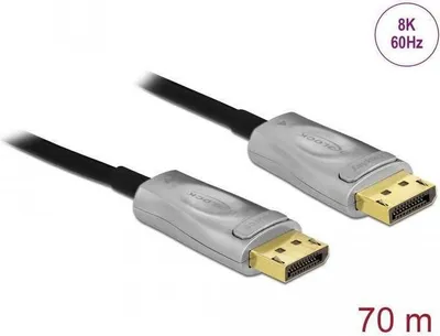Produktbild von Delock Aktives Optisches Kabel DisplayPort 1.4 8K 70 m