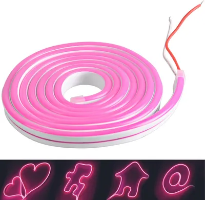Immagine prodotto di Striscia LED NEON 12 V, 2 m, rosa, IP65  315007 Polux