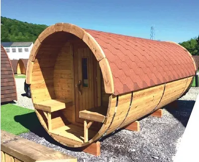Obrázok produktu pre Drevená sauna vonkajšia sauna sauna v sude prírodná sauna v sude záhradná sauna