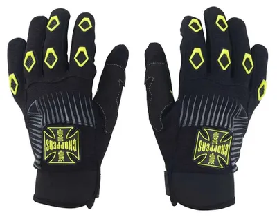 Immagine prodotto di WCC West Coast Choppers - Scarpe da portiere Por Vida Nero/Giallo-XL