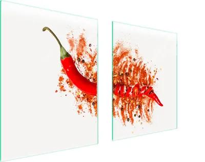 Image de Plaque de protection en verre pour cuisinière 85x52 CHILLI
