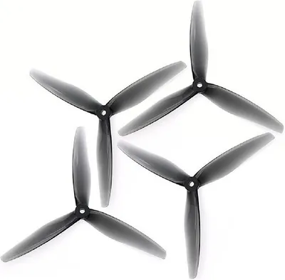 Produktbild von Gemfan Hurricane 7050-3 7 Zoll 3-Blatt Propeller Clear Gray (2CW+2CCW)